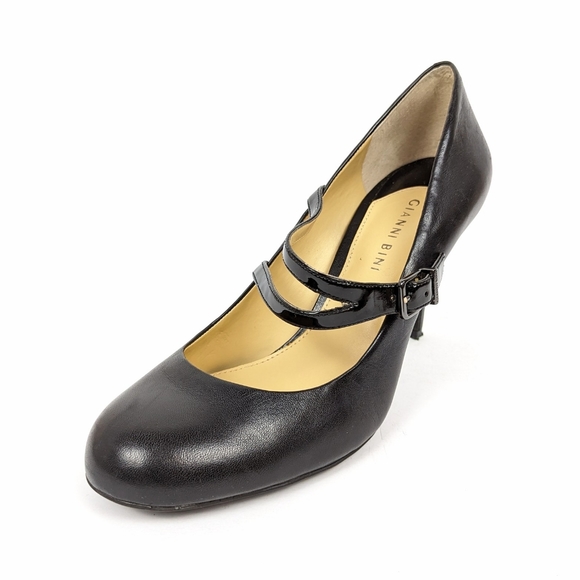 Gianni Bini Shoes Gianni Bini Reese Black Mary Jane Strap Pump